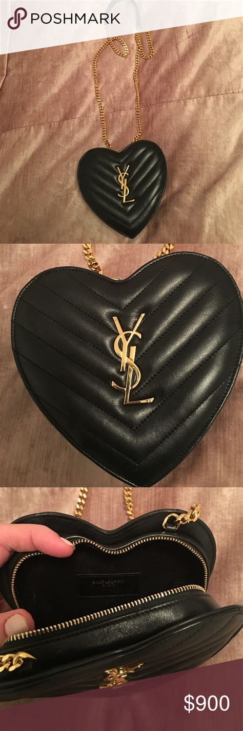 ysl heart shaped bag|ysl heart bag price.